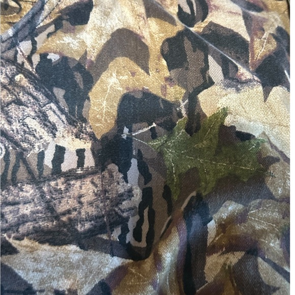 Vintage Wolf Mountain Mossy Oak Camo Brush Pants 40x32 Double Knee - Picture 11 of 11